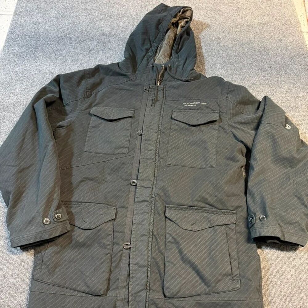 Y2K Volcom XXL 2xl Men’s Black Heavy Winter Coat